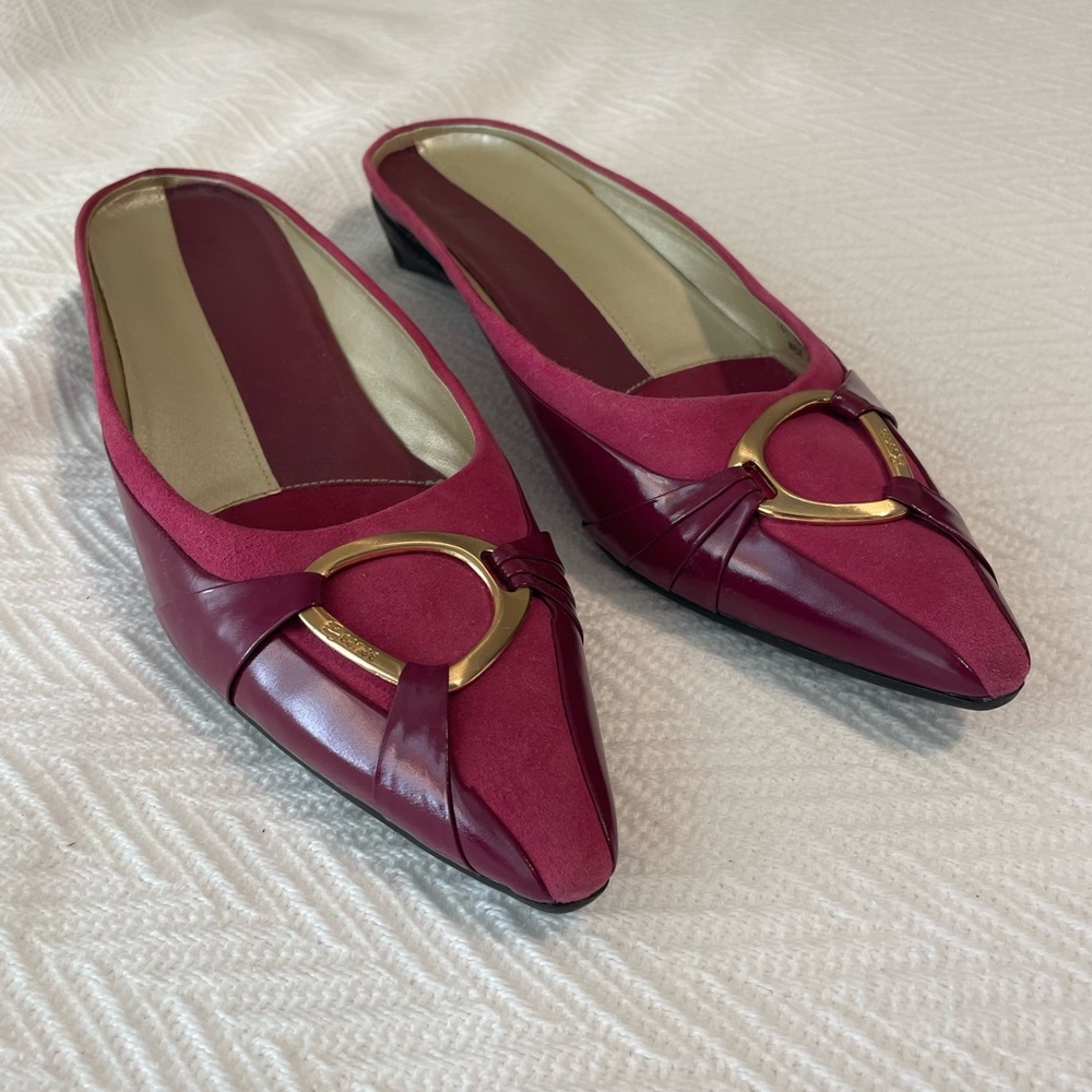 Rare Cole Haan x Nike ‘g series’ Collaboration Pink & Fuschia Leather Mules